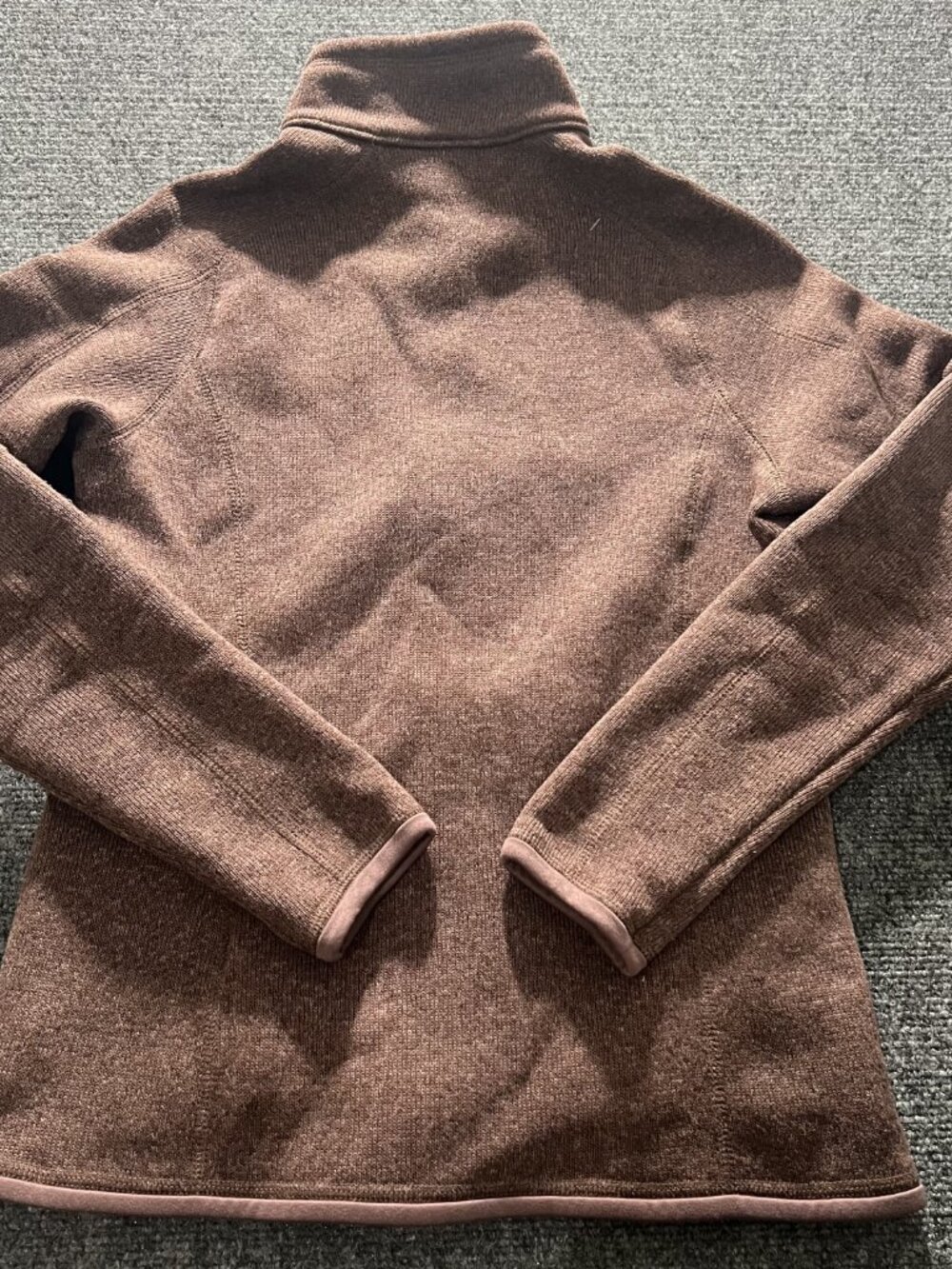 Patagonia Better Sweater Jacket Womens Small Brown Full Zip Sweater Knit - Picture 8 of 8